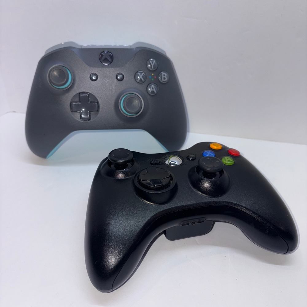Wireless Controllers Unisex Grey Blue Black Microsoft Xbox 360 One